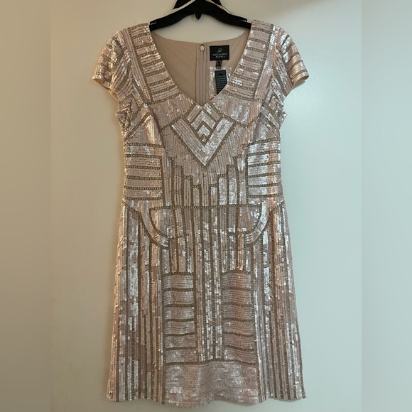 Adrianna Papell mini sequin dress. Size 10. - Picture 1 of 5
